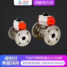 潤景陶瓷芯·氣動(dòng)球閥 DN20-DN100（法蘭連接）