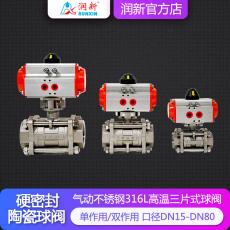 潤景陶瓷芯·氣動(dòng)球閥 DN20-DN100（內螺紋連接）